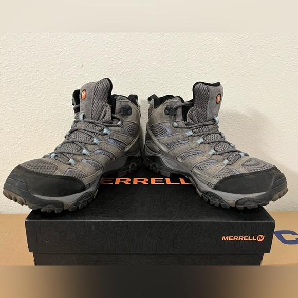 Women’s Merrell Moab 2 Mid Hiking Waterproof Boots - Picture 9 of 11